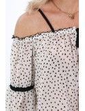 Bluza crem cu umerii goi MP28855 - Magazin online - Boutique